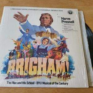 BRIGHAM! The Man and His School Soundtrack LP 1975 CO176M BYU Record shrink LP9